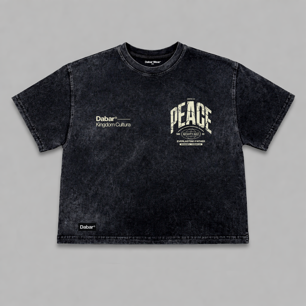 Tshirt Mujer Boxy stonewash PRINCE OF PEACE