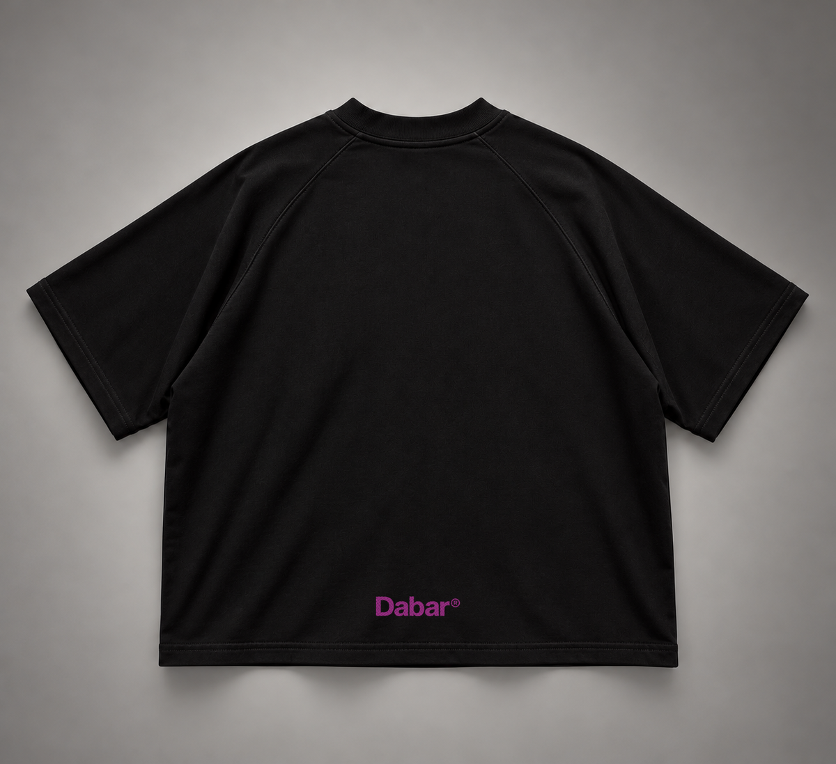 Tshirt Unisex Raglan Boxy Black "REDENTOR" (Fit boxy)